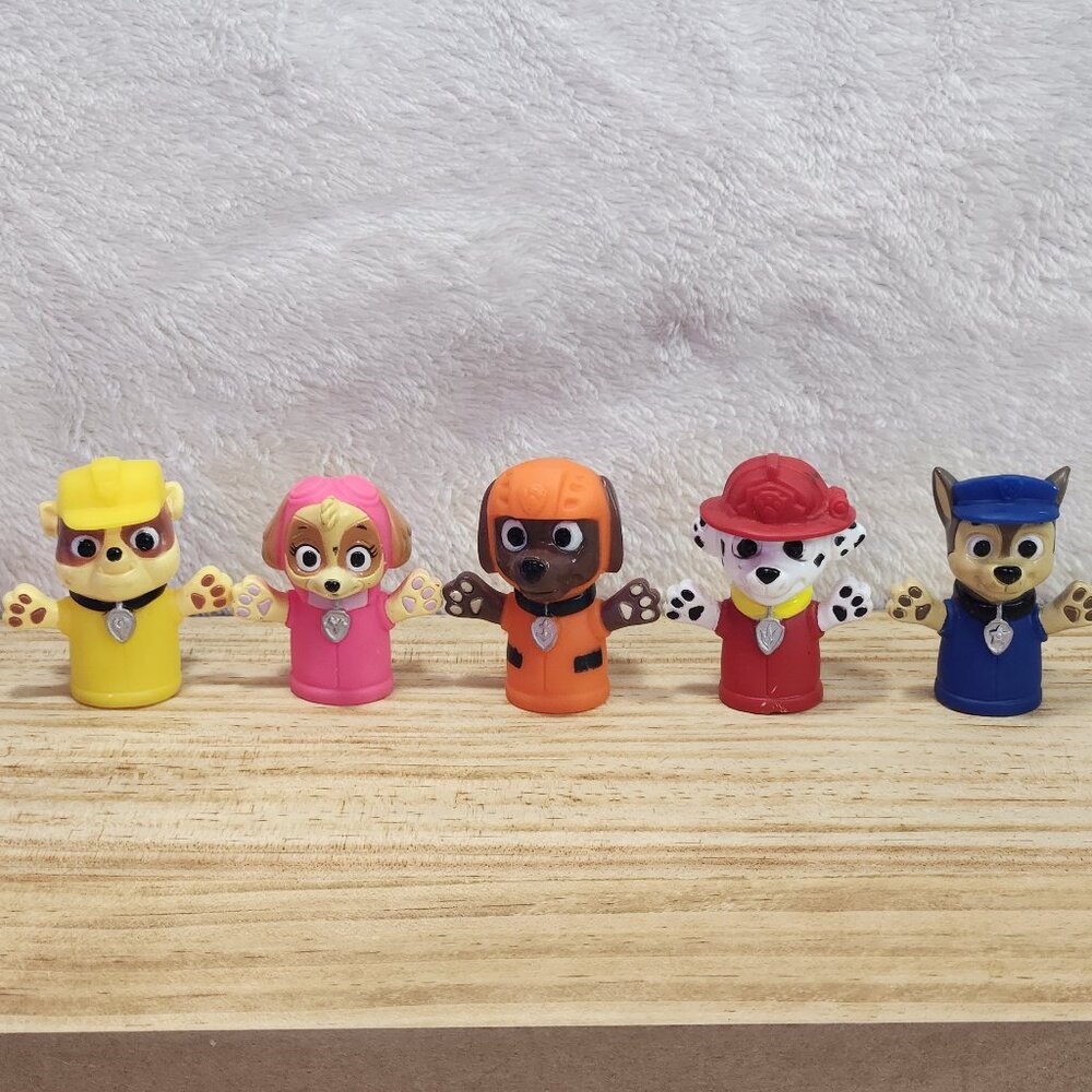 Paw Patrol Finger Puppets Bath Toy